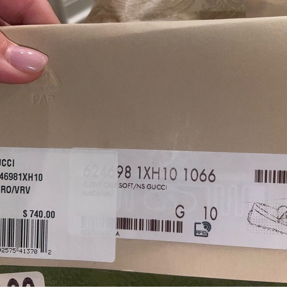 GUCCI LOGO WEB DRIVER LOAFERS - Picture 6 of 6